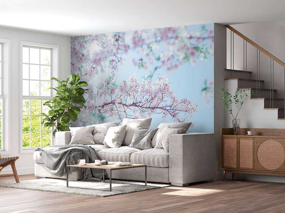 Sesambrød Nærbilde Hvitløkspalmer med blå himmel Palmetrær om sommeren Søt godteri