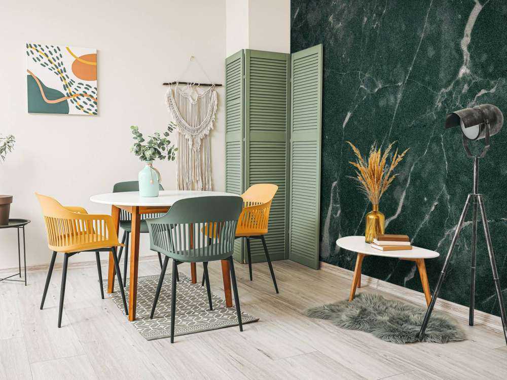 Klassisk marmor med grønn fargetone