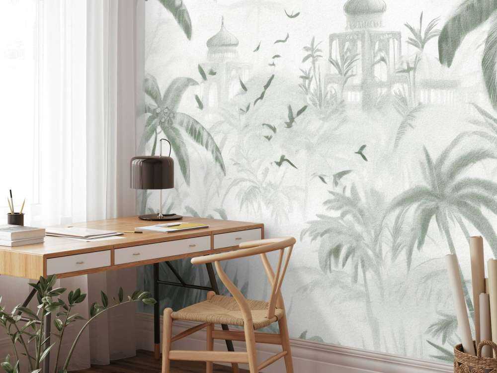 Orientalsk Hage ved Daggry, grønn