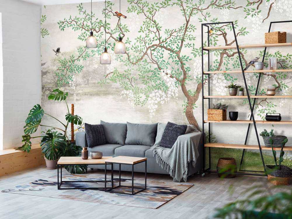 Vintagemalt landskap