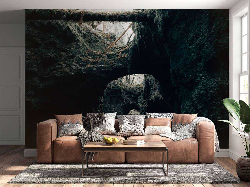 Gamle jerngruver gjenvunnet av naturen