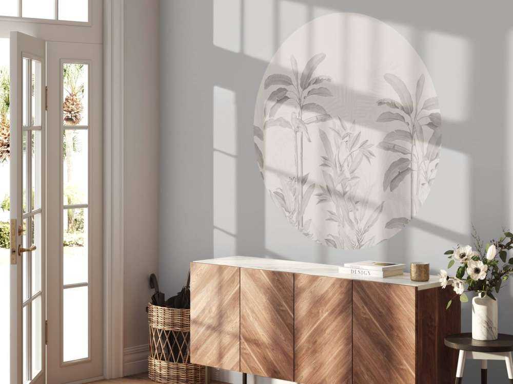 Vintage jungellandskap - sepia