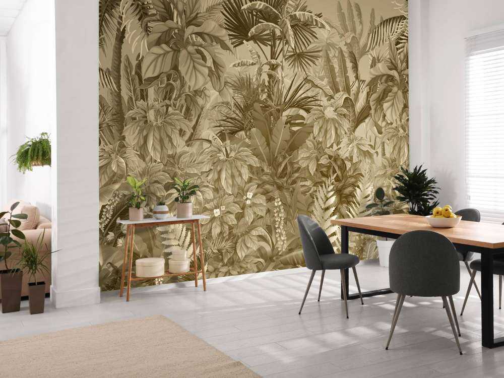 Sepia tropisk jungel