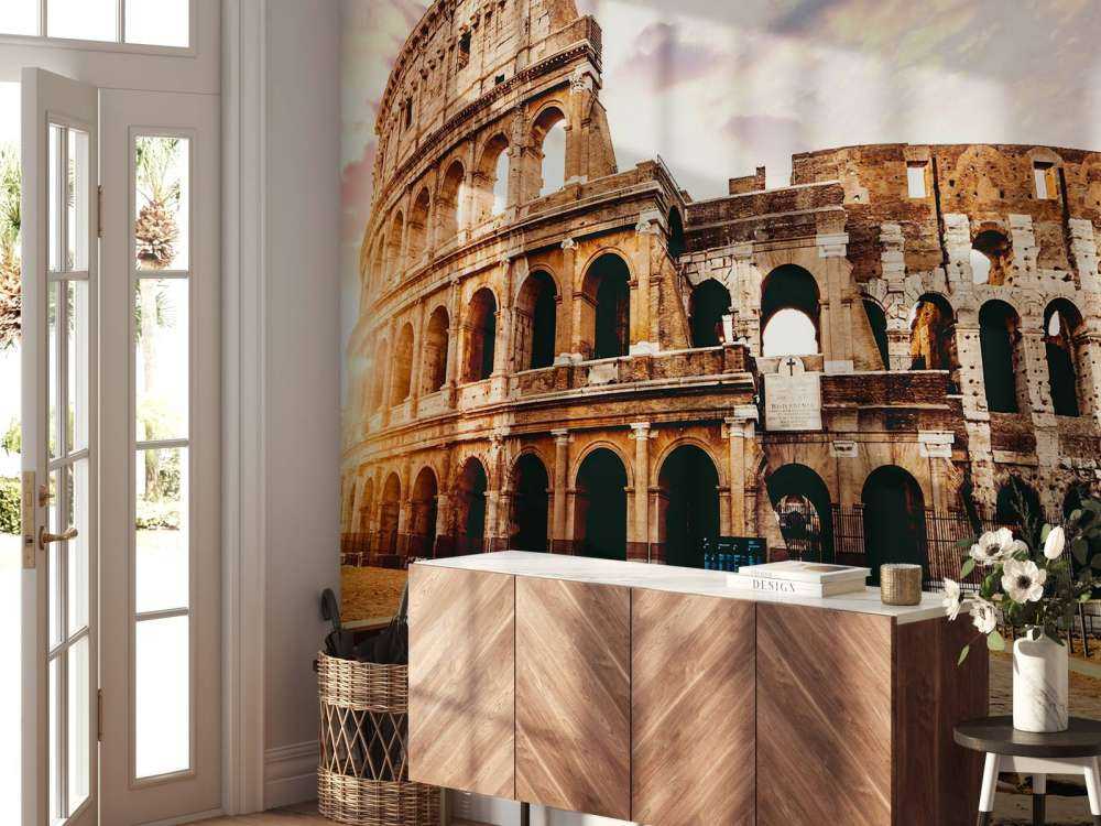 Soloppgang ved Colosseum