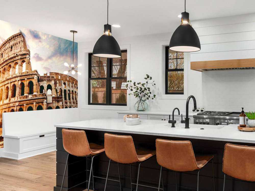 Soloppgang ved Colosseum