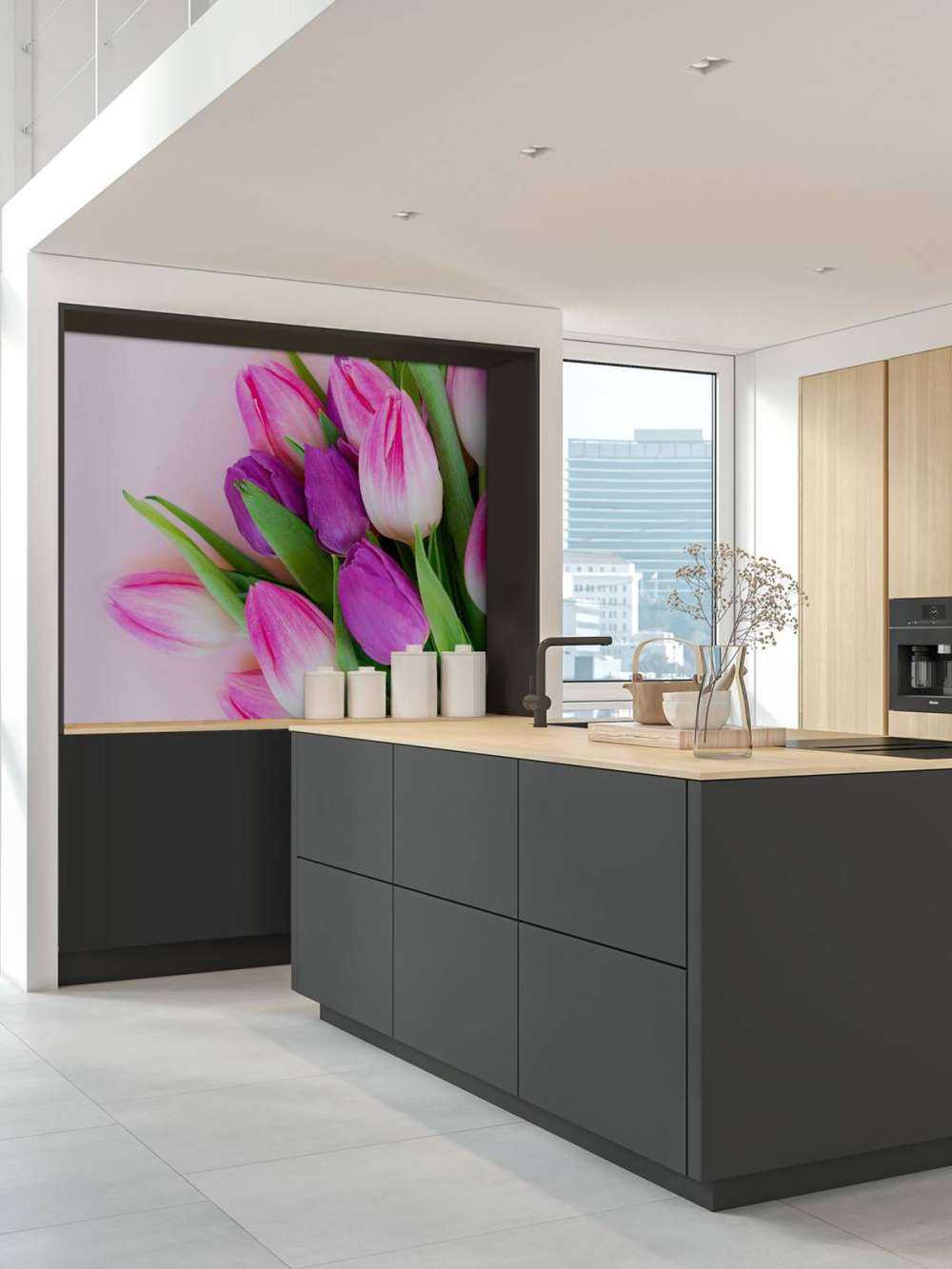 Rosa tulipanner