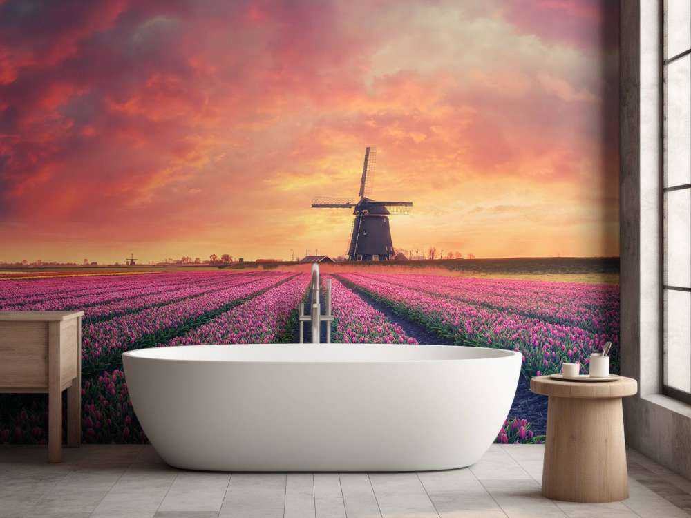 tulipanner med mølle