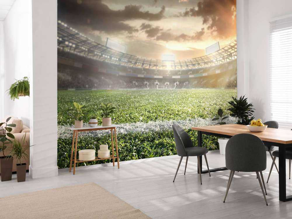 Stadion med kunstgress