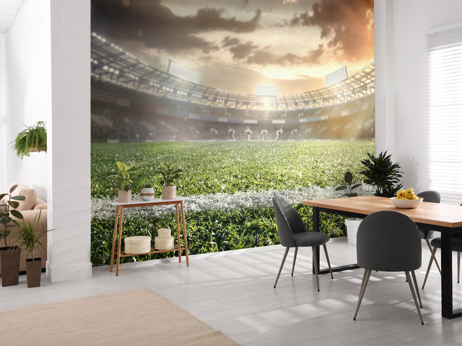 Stadion med kunstgress