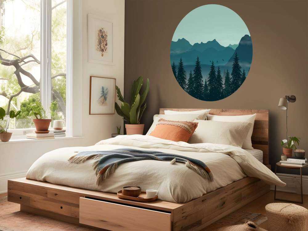 Illustration af skov