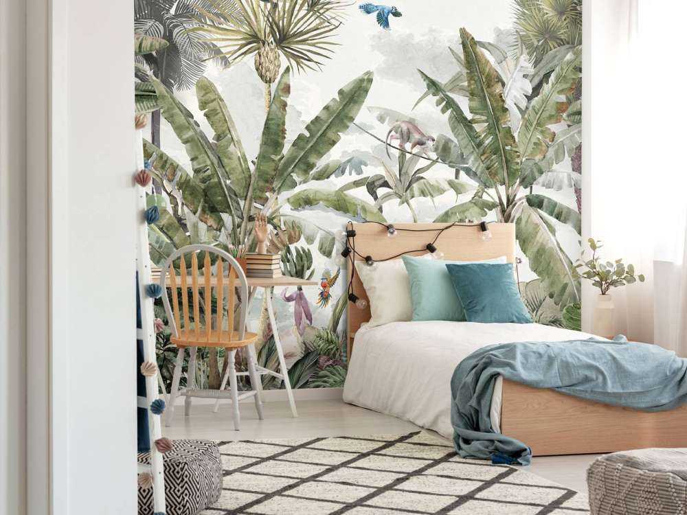 Tropisk tegning af regnskov