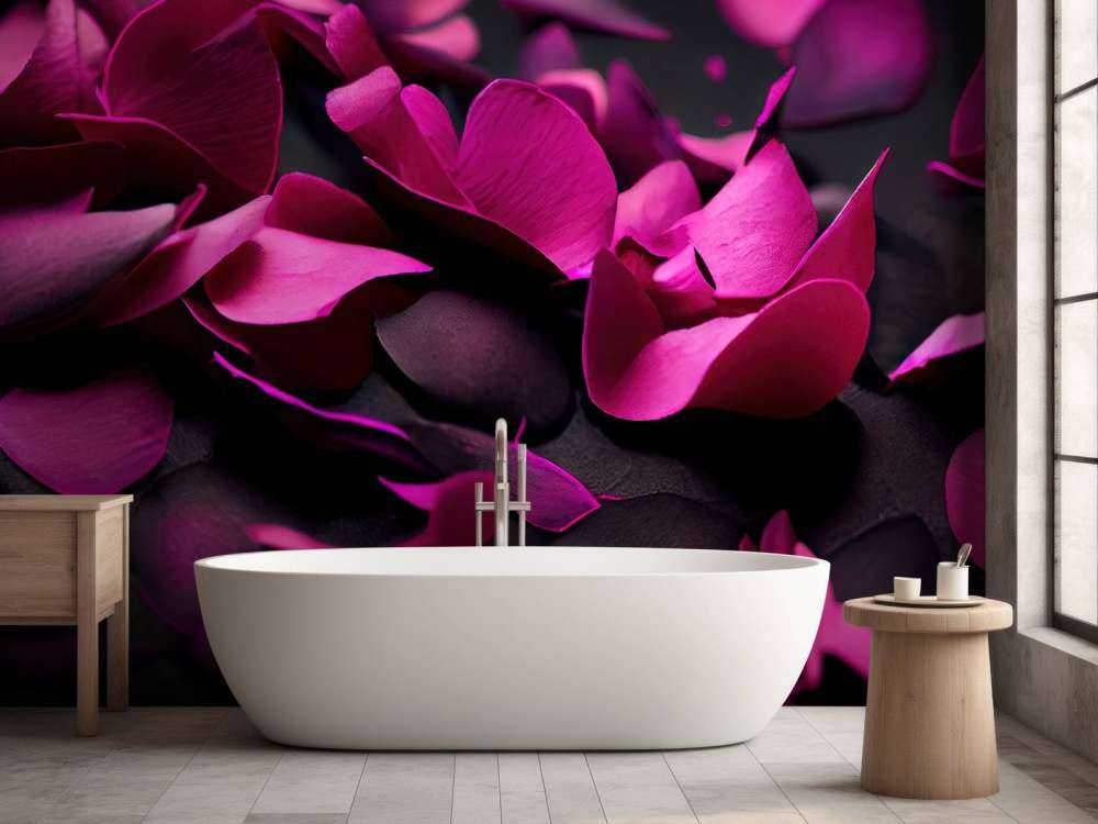 Mørk pink hortensia