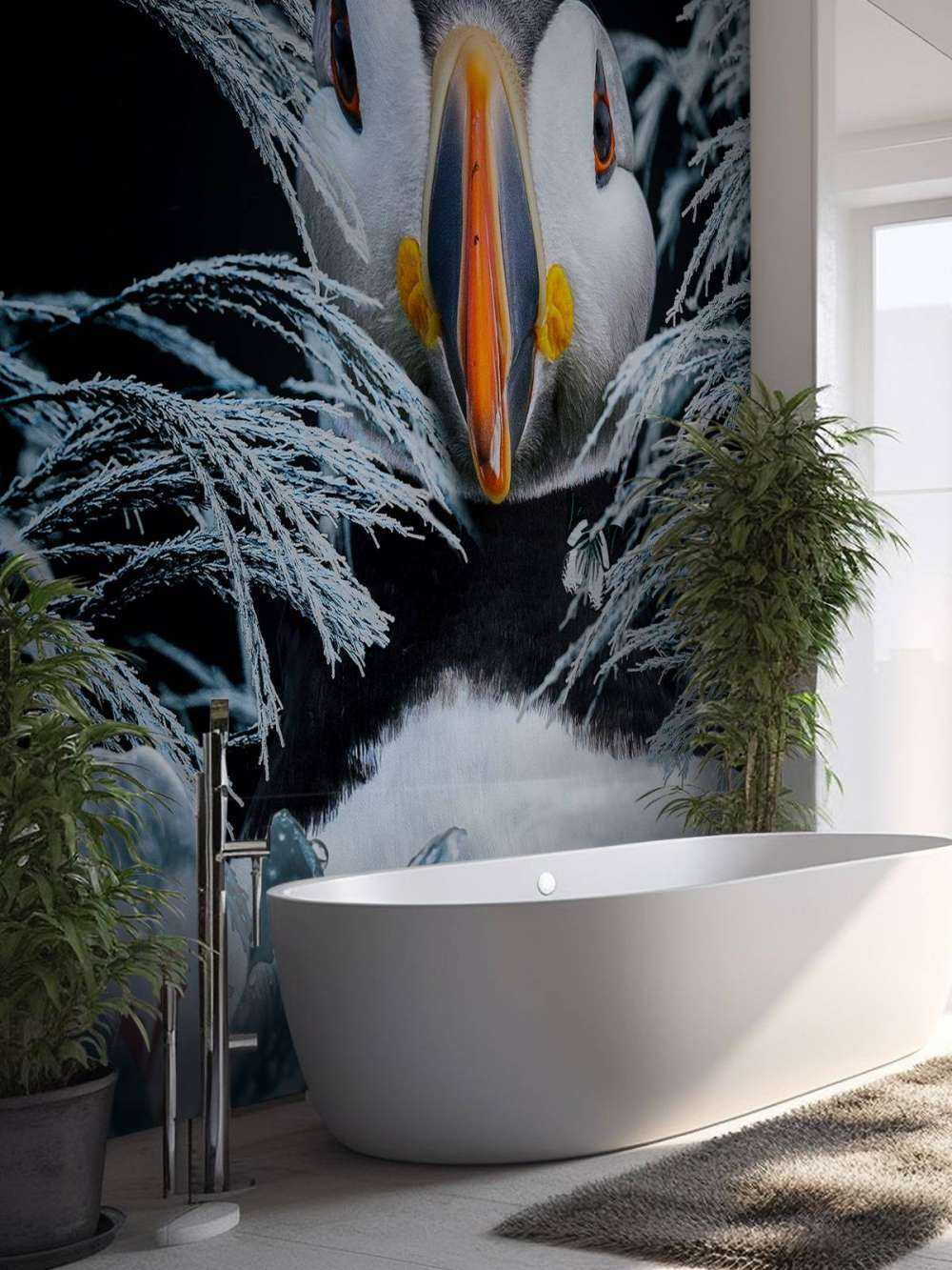 Atlantic Puffins Portræt