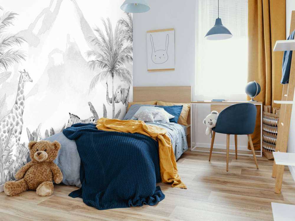 Jungledyr i sort og hvid