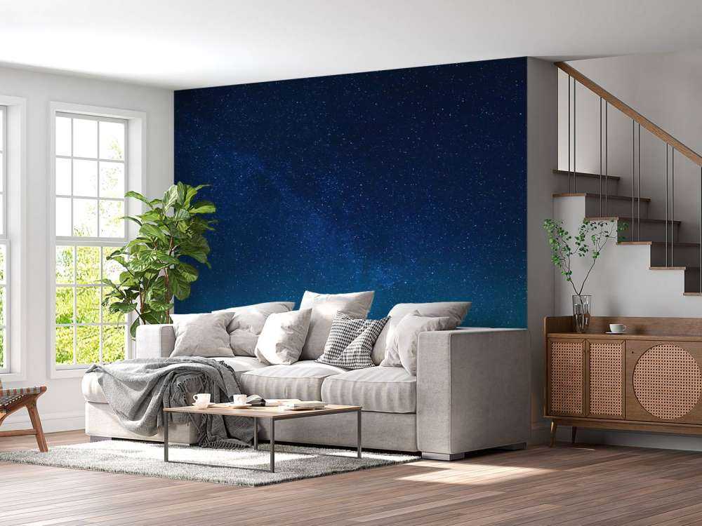 Stjerneklar himmel med nordlys