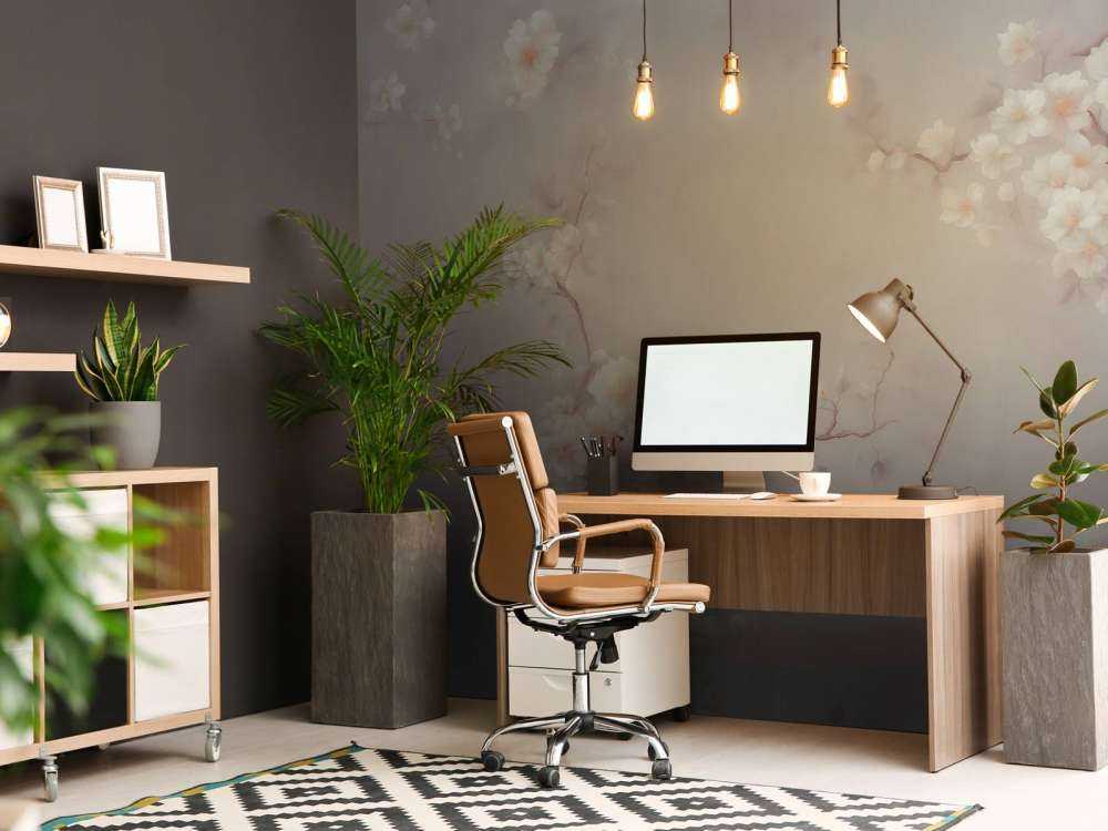 Skønne grene af blomster taupe