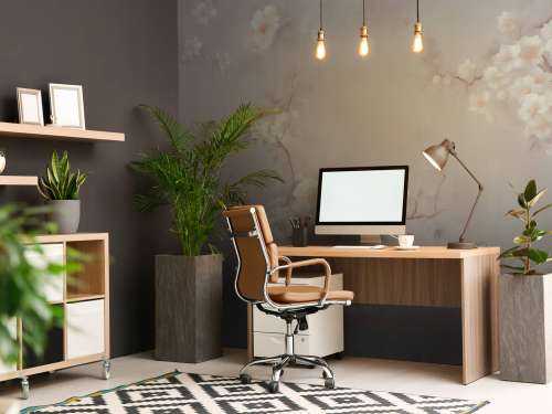 Skønne grene af blomster taupe