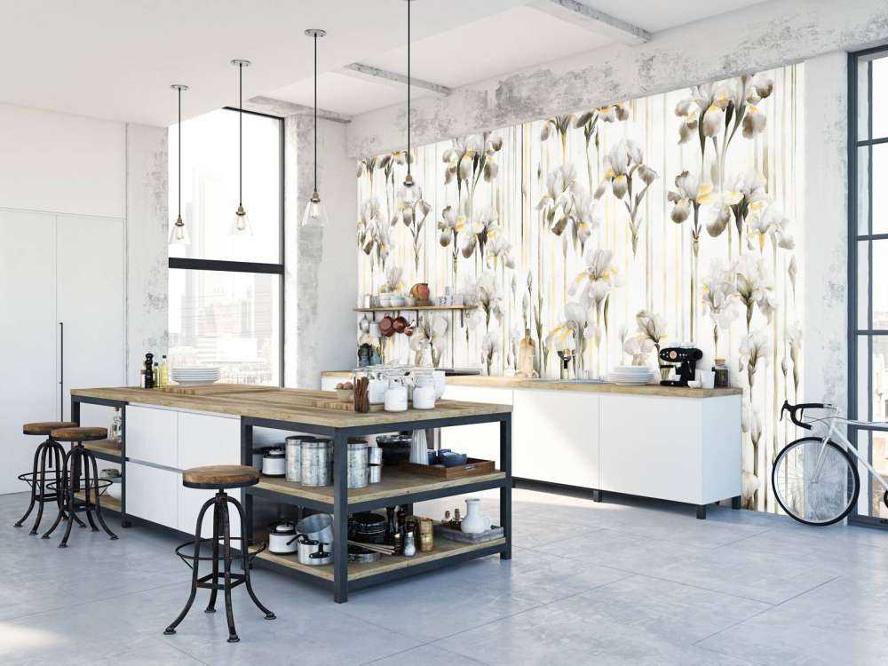 Irisser og Striber Sømløs Sepia