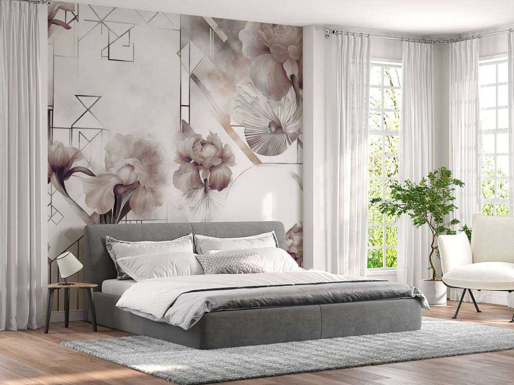 Akvarelle Geometri Brun