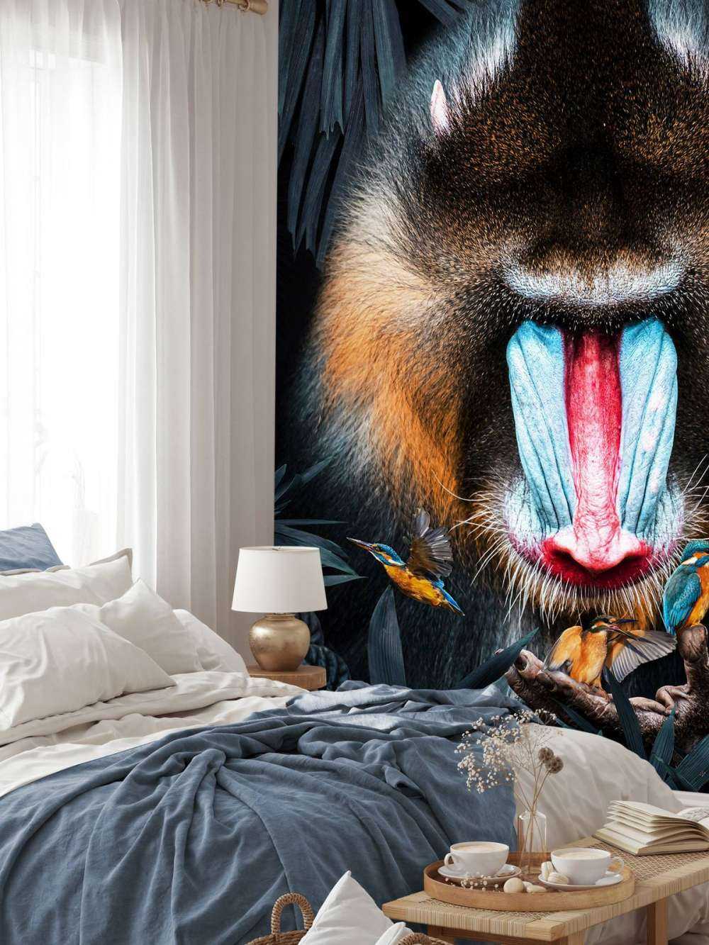 Mandrill Portræt