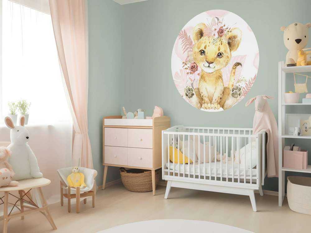 Lyserød jungle-løveunge