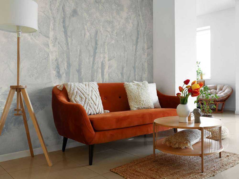 Skovlandskab Blå Panorama