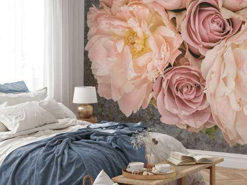 Rosor bukett vintage