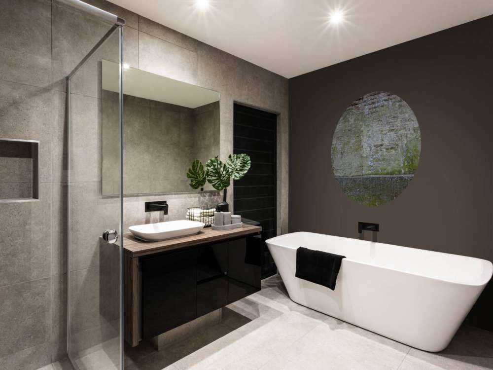 Mossa på gammal vägg