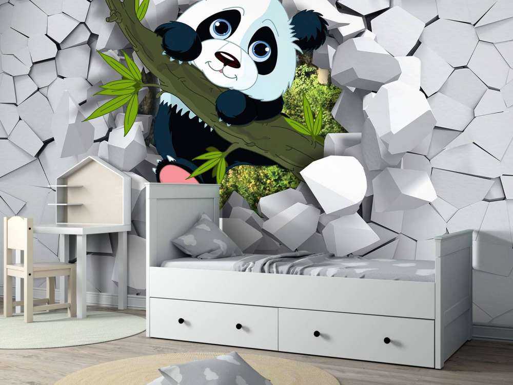 Söt pandabjörn