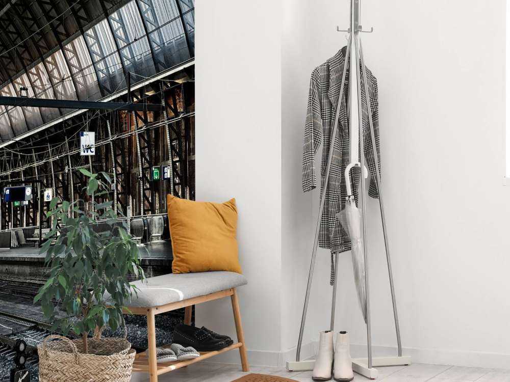 En tidig morgon på stationen