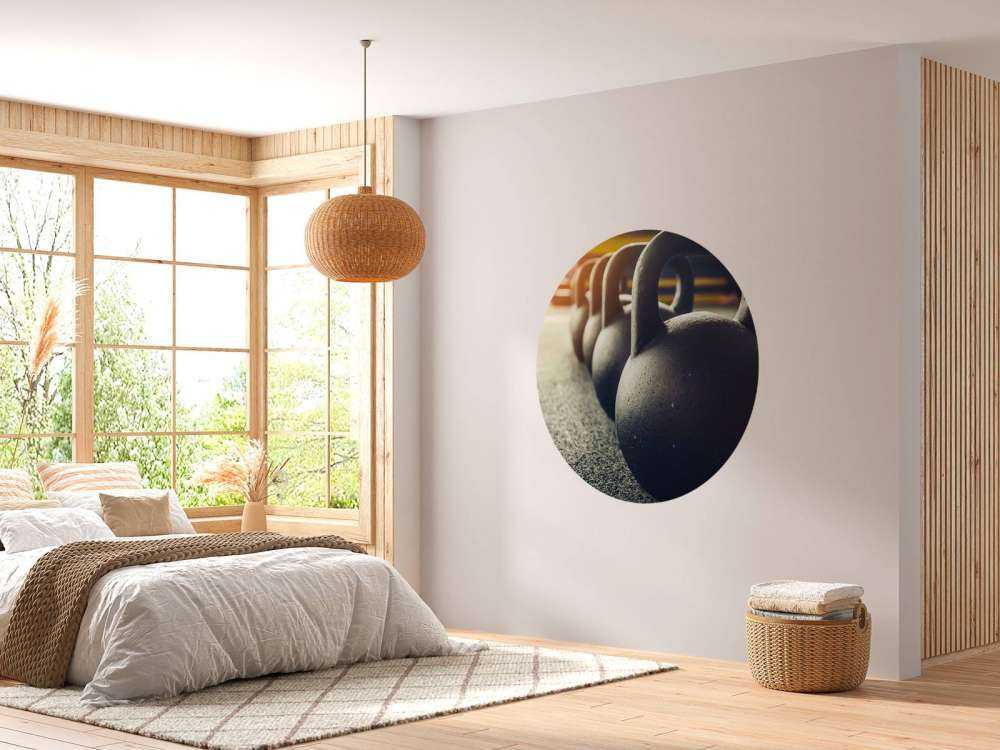 Rad av kettlebells