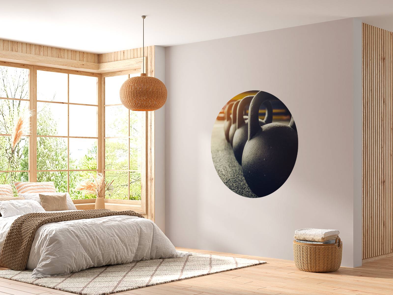 Rad av kettlebells