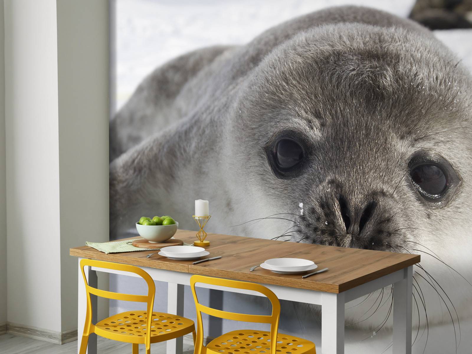 Närbild av en tätning