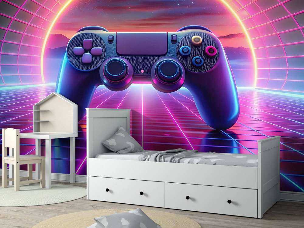Retro Neon Spelvärld