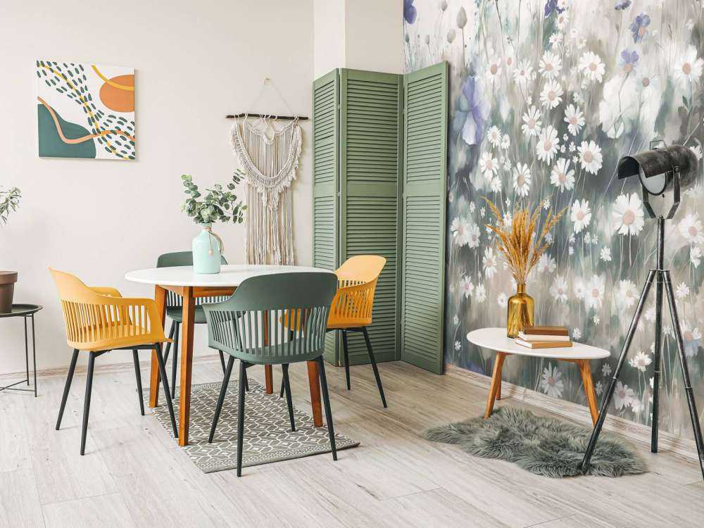 Frodig grönska av sommargrå