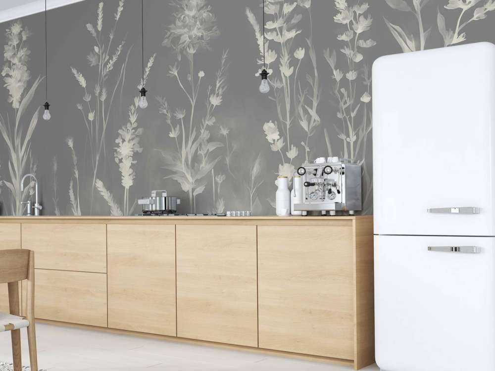 Lavendel Glänta Sömlös Silvergrå