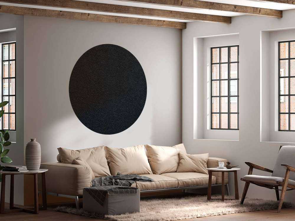 Mörk vägg med fina stenar