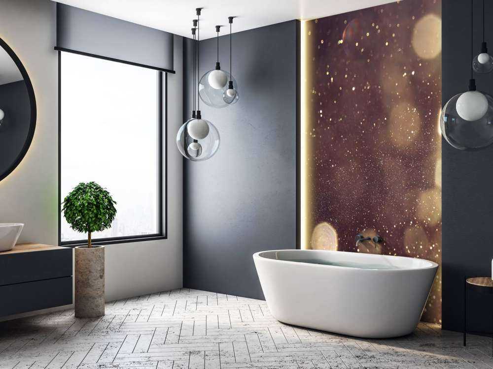 Abstrakta glitterljus