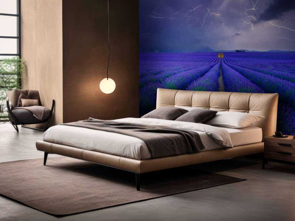 Wetter im Lavendelfeld