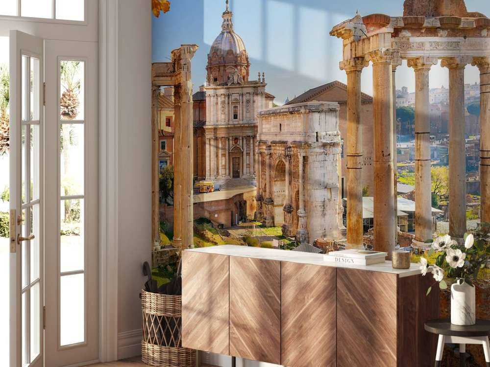 Romerska ruiner i Rom