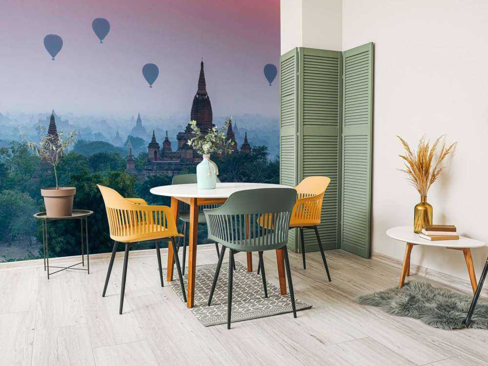 Tempel och luftballonger