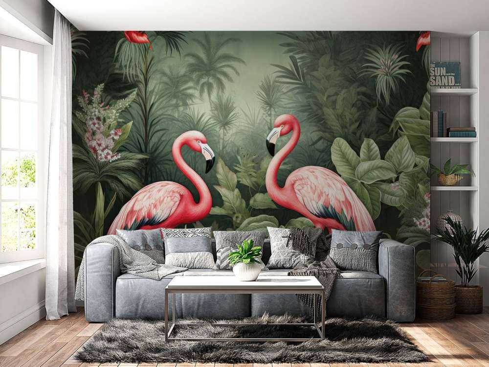 Flamingos Blommiga Oas