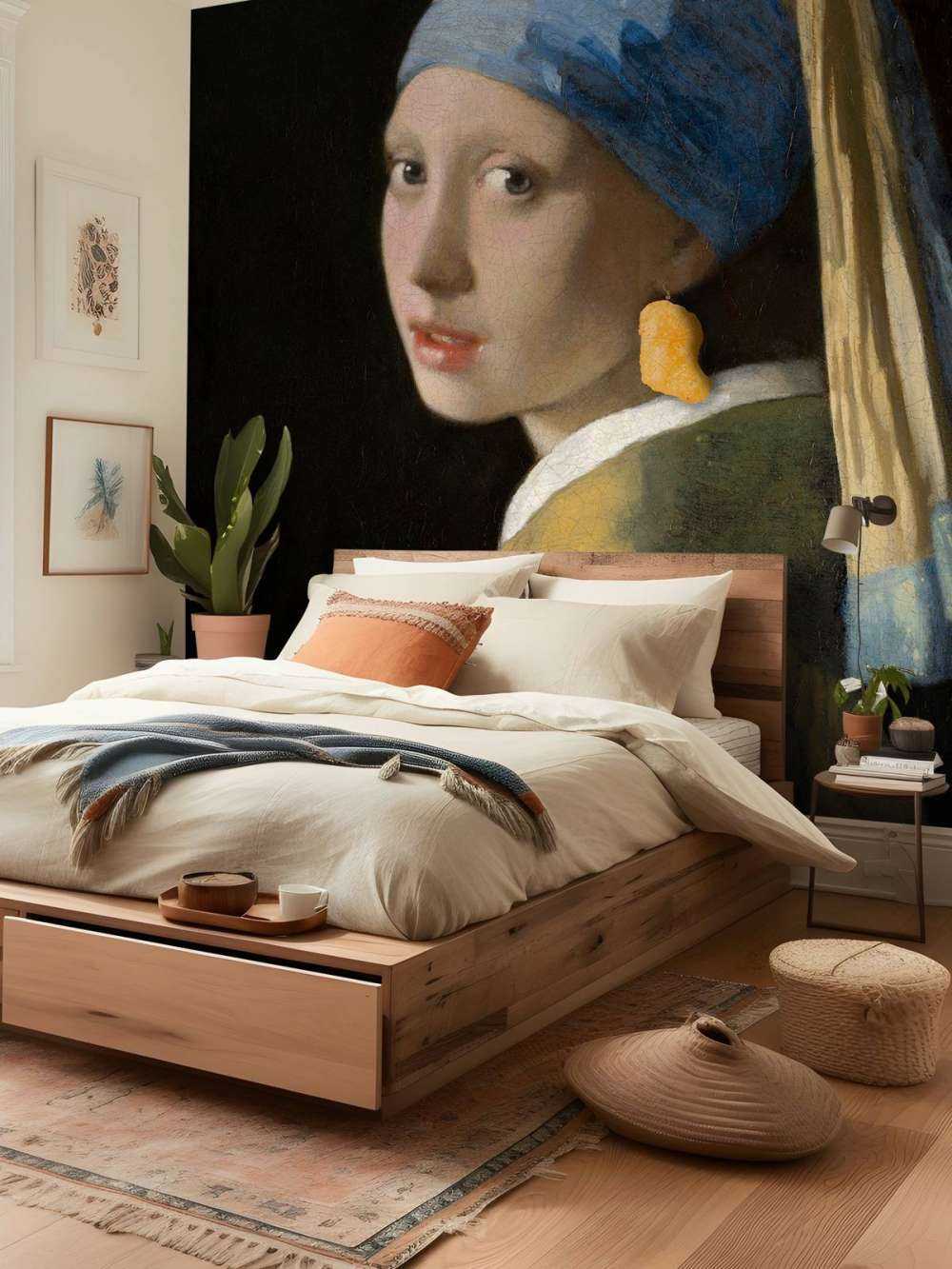 Jente med en kyllingklump