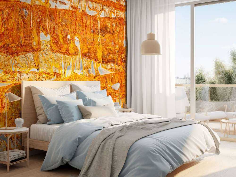 Rust på metallplate