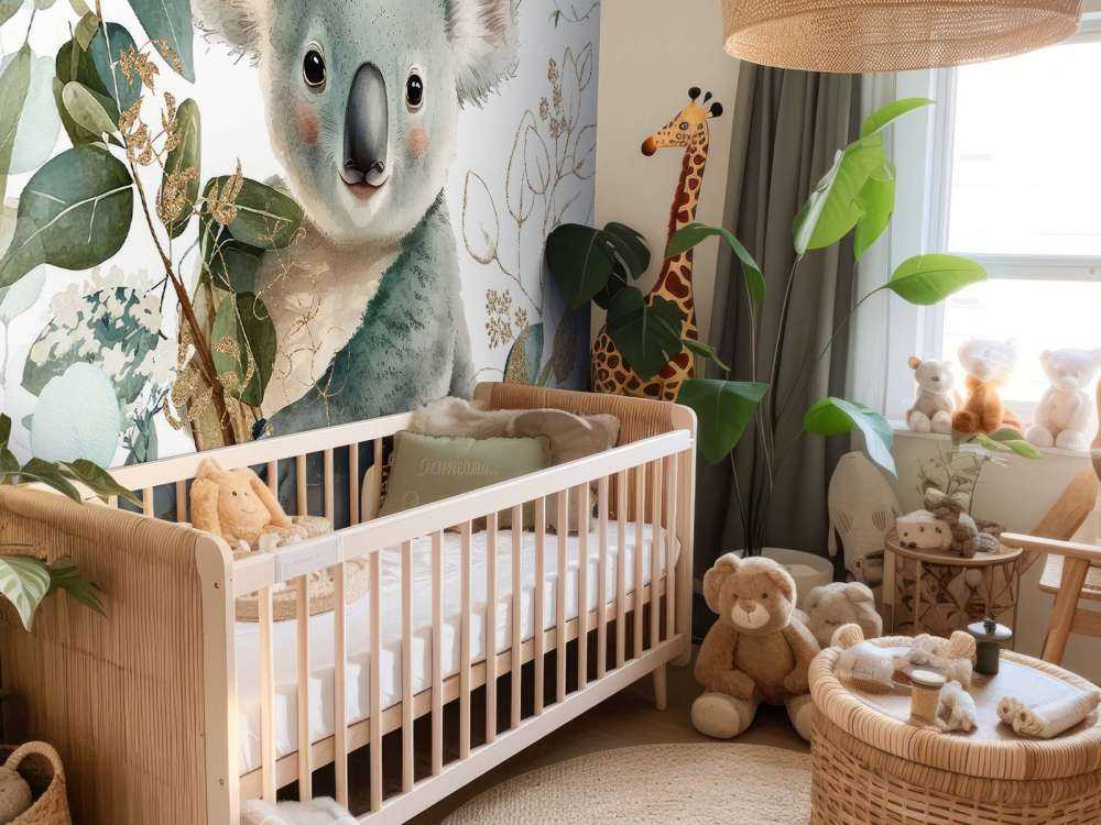 Søt koala i eukalyptus