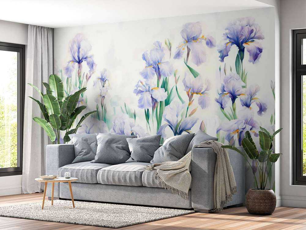 Irisene danser sømløs pastell