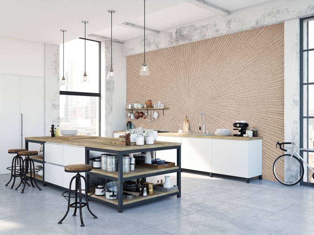 Struktur med linjer i beige