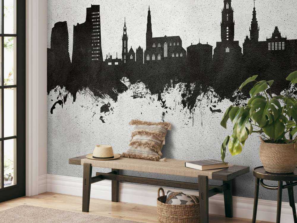 Akvarell silhuett, Groningen