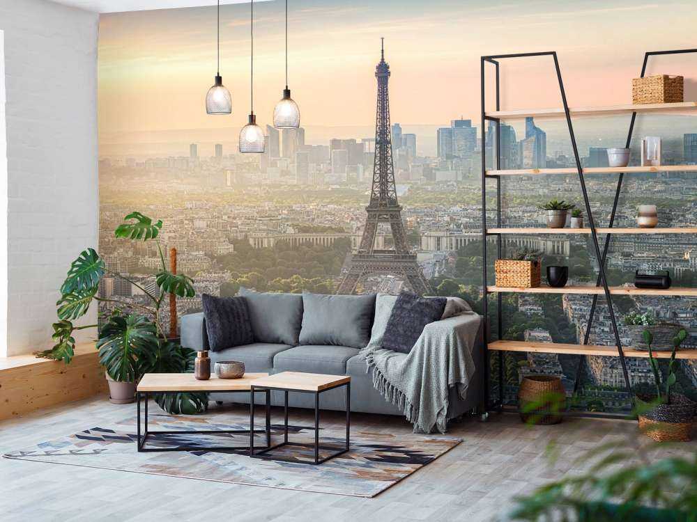 Solnedgång över Paris