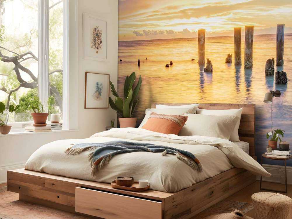 Lugnt hav i soluppgång